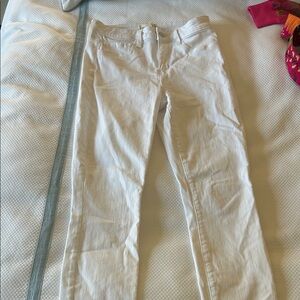 L'AGENCE Classic White Pants